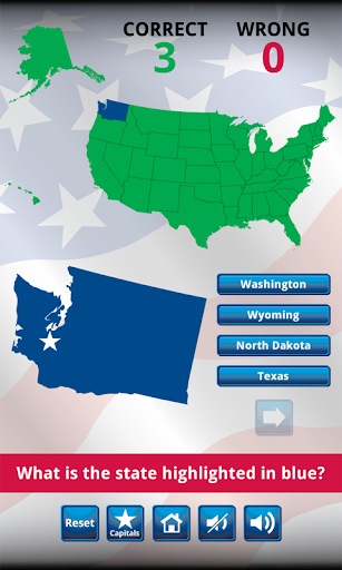 US States and Capitals Quiz