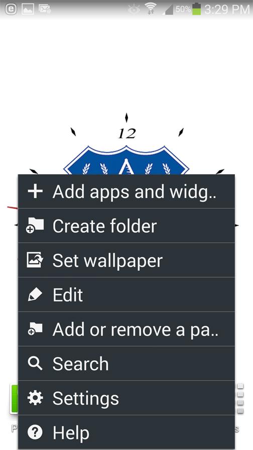Everton FC Analog Clock Screen 2