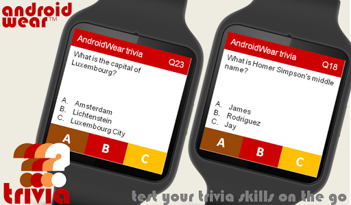 Trivia for Android Wear