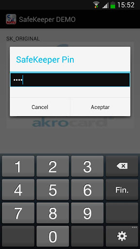 Safe Keeper Card DEMO NFC