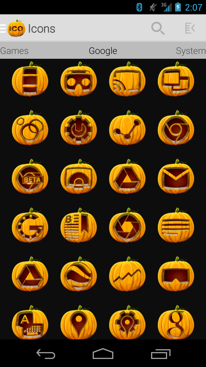 Tha Pumpkin - Icon Pack Screen 2