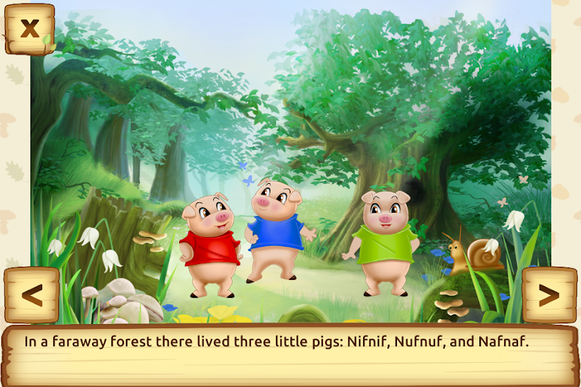 Three Little Pigs for kids 3+ Screen 2