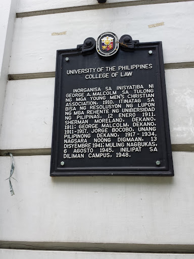 UP College Of Law Plaque