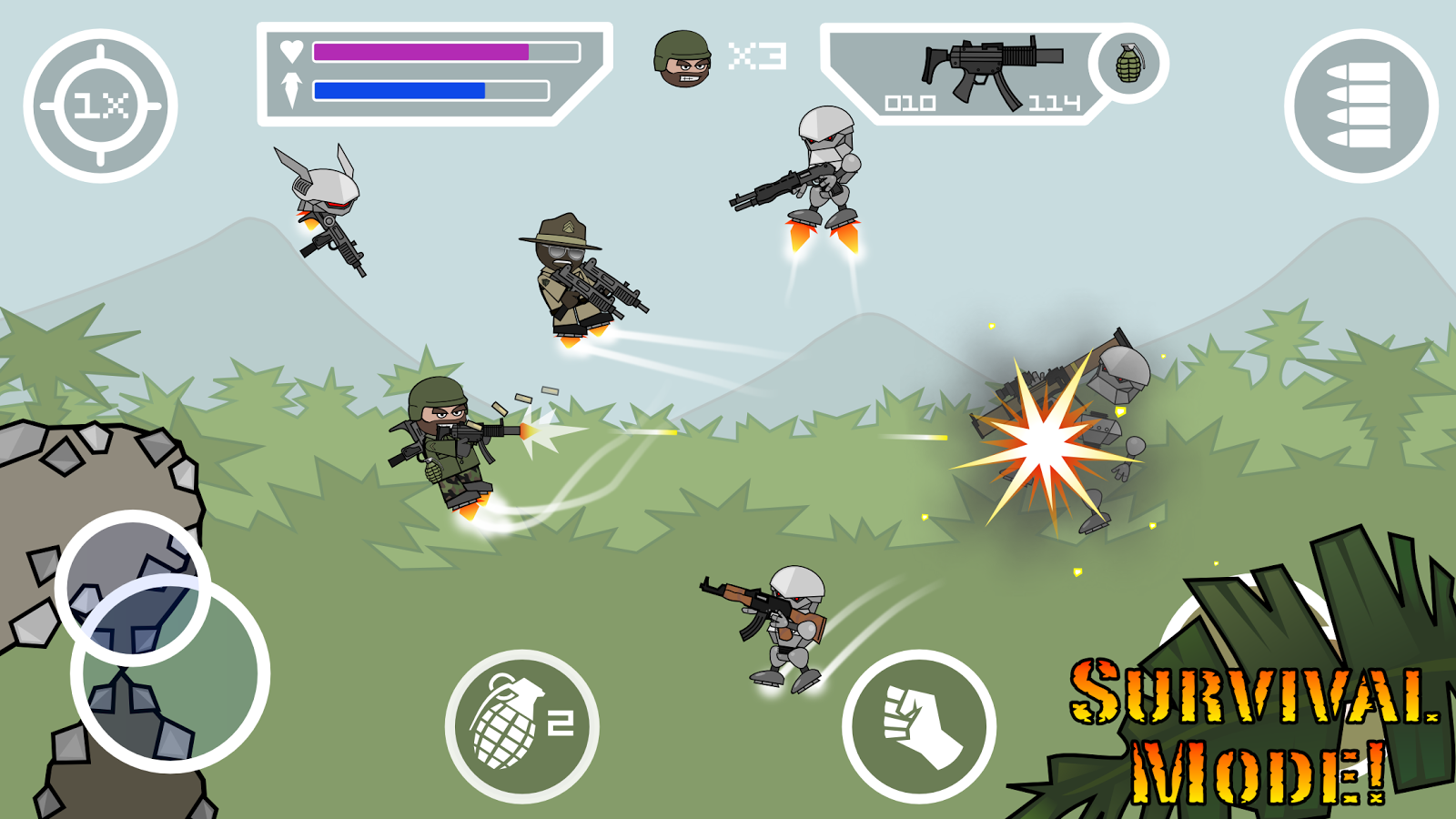 Doodle Army 2 : Mini Militia v3.0.86 Mod APK T4SK M4STER