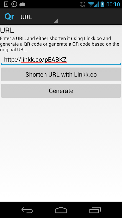    QR Code Generator- screenshot  