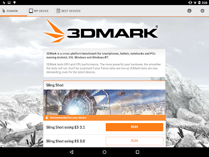 3DMark Sling Shot Benchmark - screenshot thumbnail