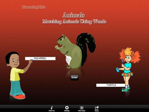 Matching Animals Using Words