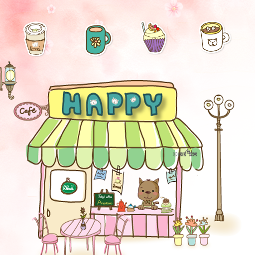 CUKI Themes Cafe of Cute Dog 娛樂 App LOGO-APP開箱王