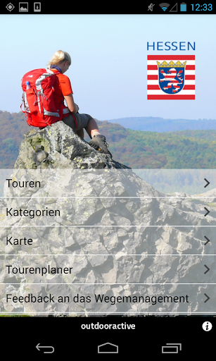 Wandertouren-App Hessen