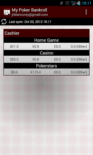 My Poker Bankroll Free