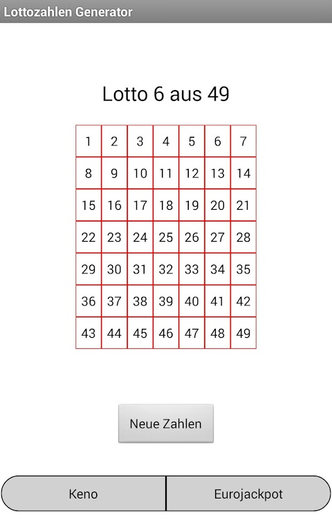 Lottozahlen Generatorのおすすめ画像1