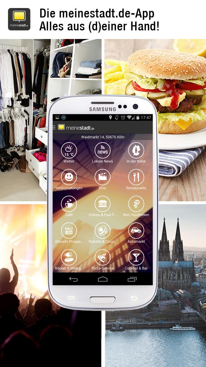 Android application meinestadt.de - Finde Immobilien, Autos und mehr screenshort