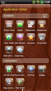 Mahogany Wood GO SMS Theme(圖6)-速報App