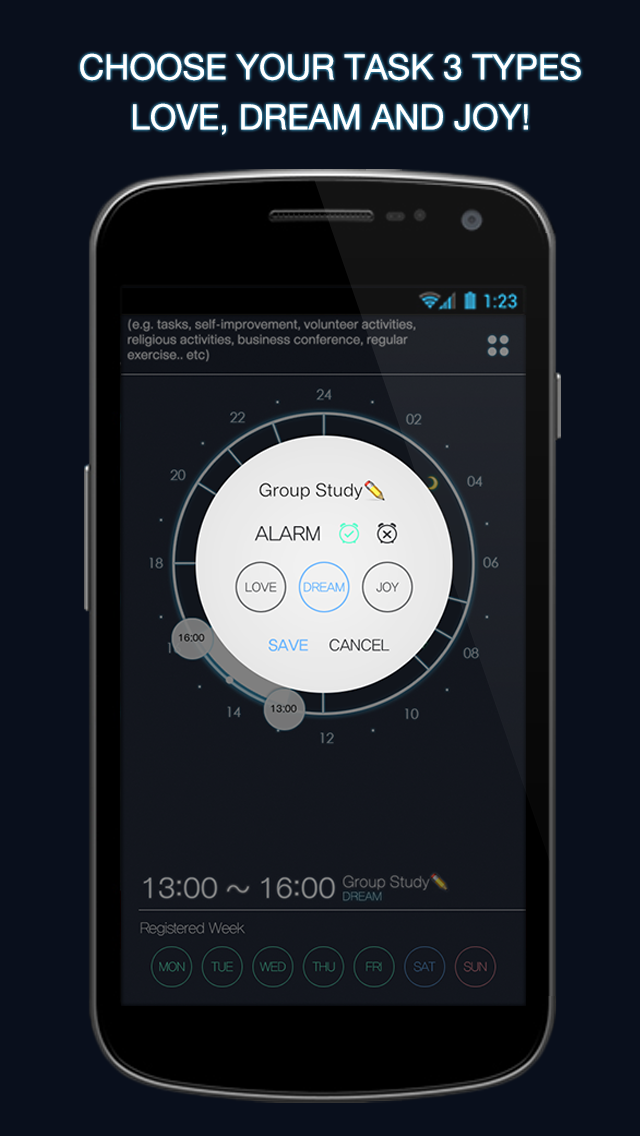 3Cycle - Daily Scheduler Screen 3