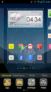 GO Launcher EX (português) - screenshot thumbnail