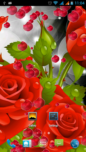 3D Rose Live Wallpaper