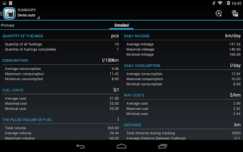 Fuel Manager Pro (Consumption) - screenshot thumbnail