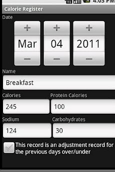 Calorie Registerのおすすめ画像2