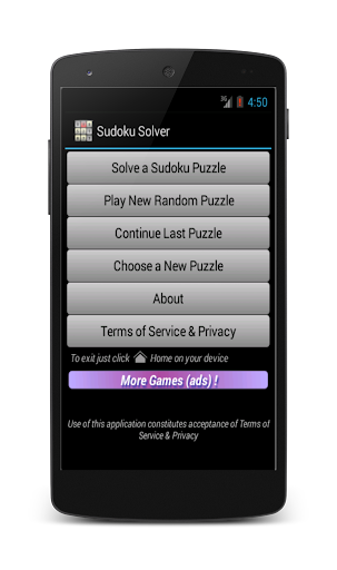 Offline Sudoku Solver