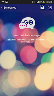 GO SMS City Lights Theme Screenshots 5