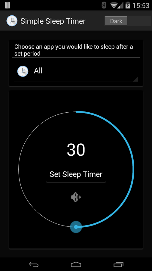 Super Simple Sleep Timer - screenshot