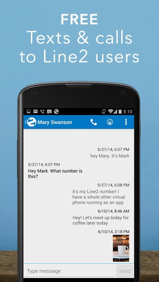 Line2 - Second Phone Number - screenshot