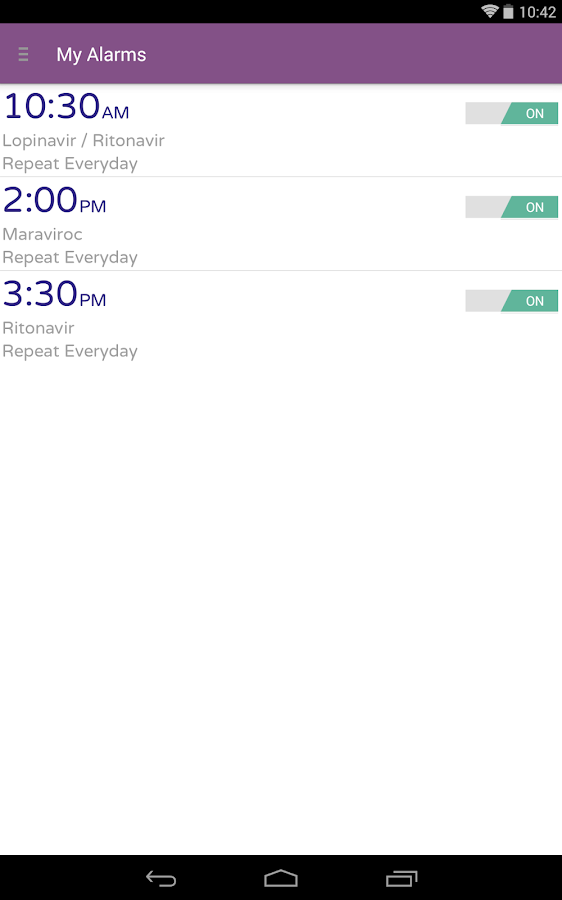    AIDSinfo Drug Database- screenshot  