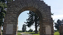 Fairview Cemetery 1910 Historical Arch Entry Way in Memory of Honorable John Dougherty