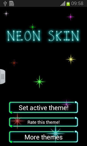 Keyboard Neon Skin