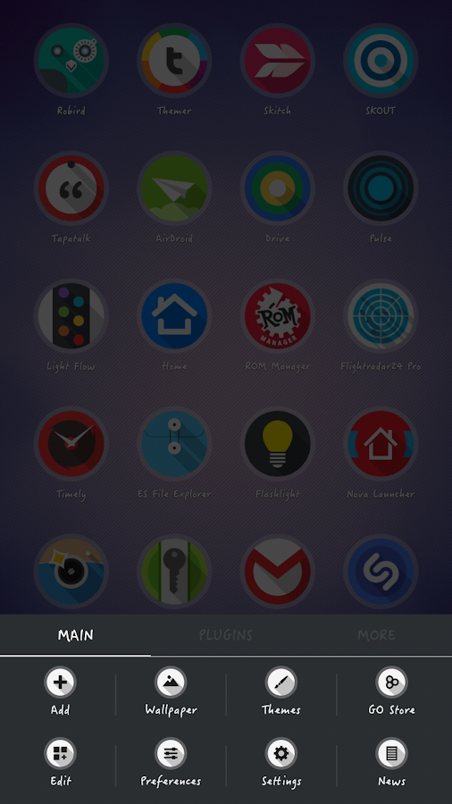 Around (Go Apex Nova Theme) - screenshot