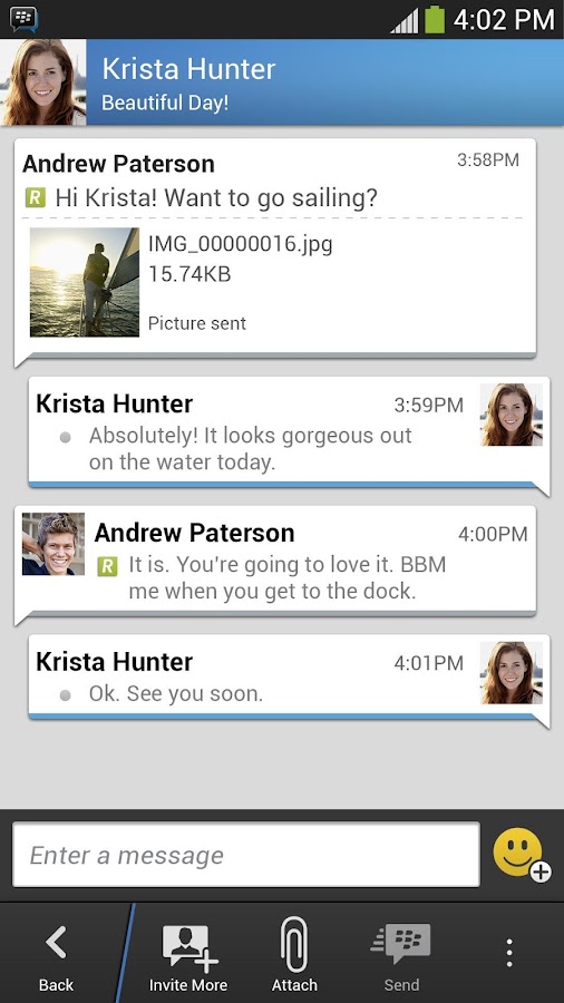 BBM - screenshot