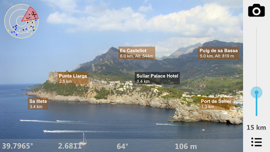 Android-Anwendung In Sight - Mallorca Screenshot