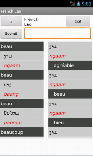 Lao French Dictionary