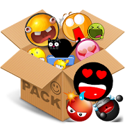 Emoticons pack, Black Smiley 1.0.1 Icon