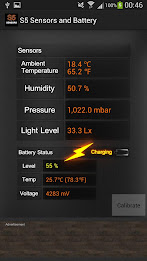 S5 Sensors and Battery Status poster 3