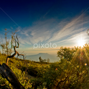 Sunrise on Hidden Paradise by Ikhlasul Amal - Landscapes Mountains & Hills
