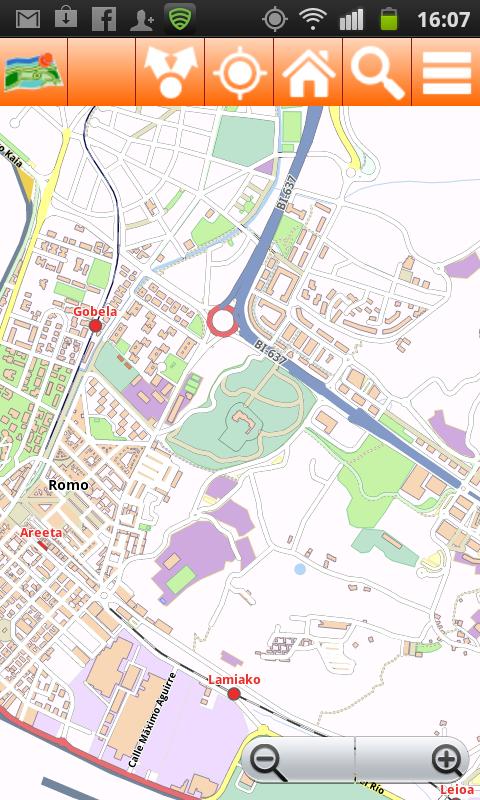 Bilbao Offline mappa Map Screen 2