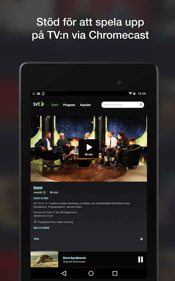 SVT Play - Android Apps on Google Play