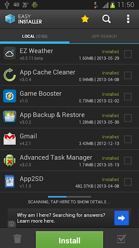 Easy Installer - Apps On SD 3.1.8 screenshots 2