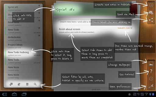 Beautiful Notes for Honeycomb