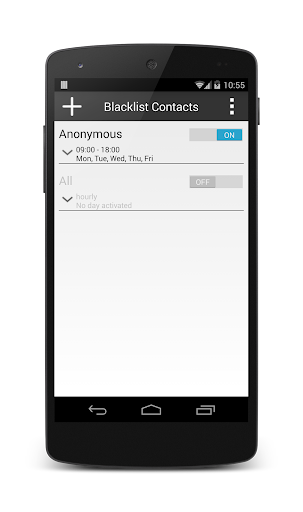 Blacklist Contacts