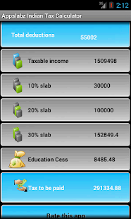 Indian Tax Calculator Screenshots 3