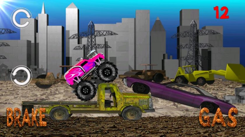 Monster Truck Junkyard NO ADS Screen 3