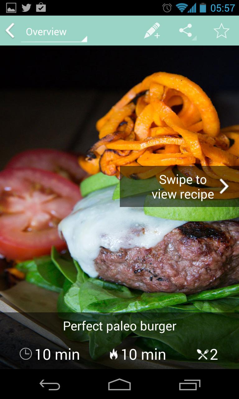 Caveman Feast - Paleo recipes Screen 1