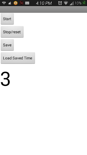 Simple Seconds Stopwatch