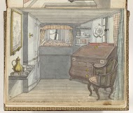 Hut van de chirurgijn op het VOC-schip de Stavenisse