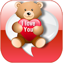 Valentine’s Day love SMS logo