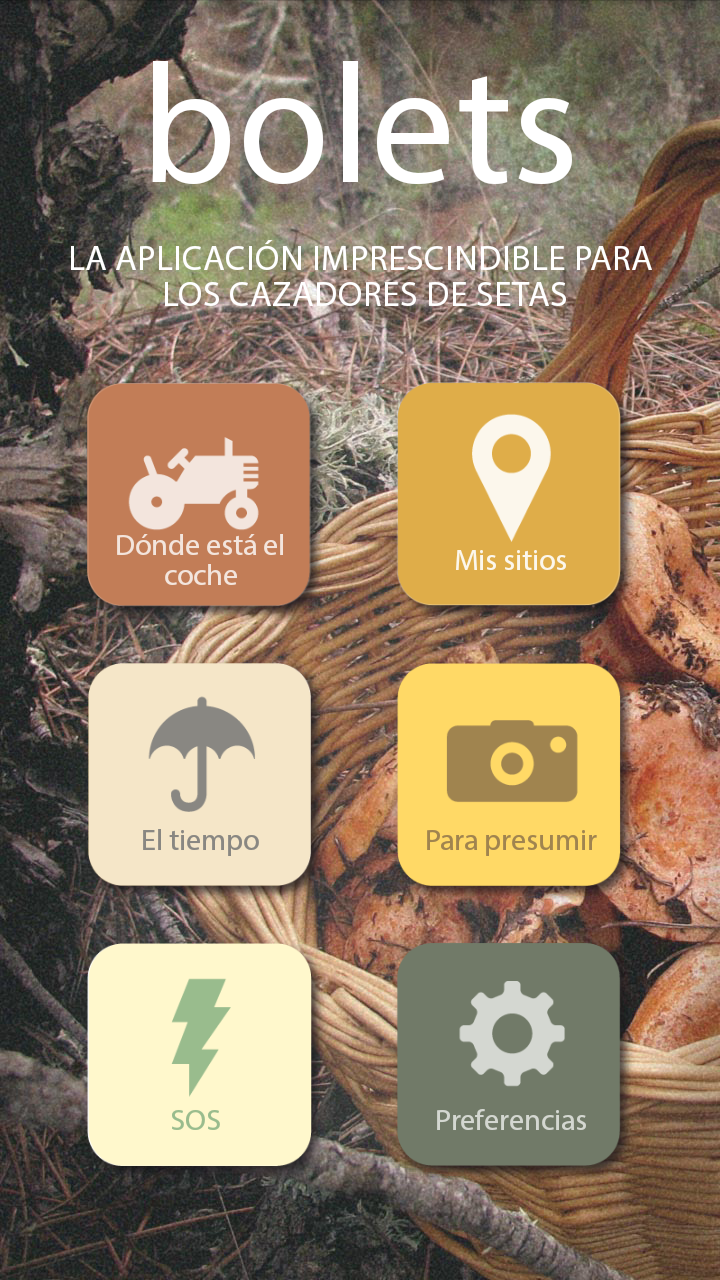 Android application Bolets «Mushrooms» screenshort