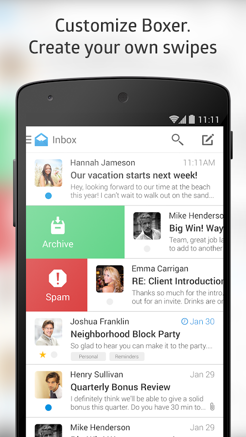 Boxer Free Email Inbox App Android Apps on Google Play