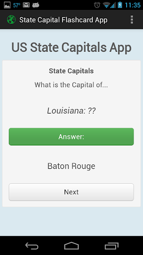 State Capital Flashcard App